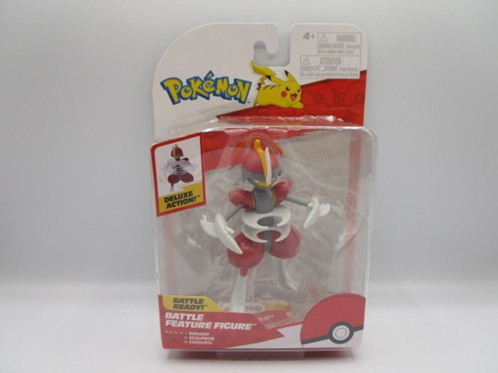Pokémon Battle Feature Figure Bisharp Battle Ready Deluxe Action Jazwares